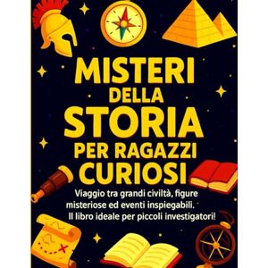 Del Sapere, Esploratori Misteri della Storia per Ragazzi Curiosi: Viaggio tra grandi civiltà, figure misteriose ed eventi inspiegabili. Il libro ideale per piccoli ... Formato A4 (Misteri per Ragazzi Curiosi) Del Sapere, Esploratori Misteri della Storia per Ragazzi Curiosi: Viaggio tra grandi civiltà, figure misteriose ed eventi inspiegabili. Il libro ideale per piccoli ... Formato A4 (Misteri per Ragazzi Curiosi)