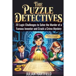 Hartfield, Julian The Puzzle Detectives: 20 Logic Challenges to Solve the Murder of a Famous Inventor and Crack a Crime Mystery Hartfield, Julian The Puzzle Detectives: 20 Logic Challenges to Solve the Murder of a Famous Inventor and Crack a Crime Mystery