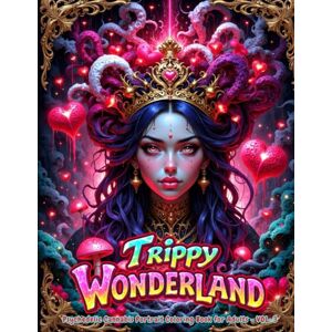 Designz, AMB Trippy Wonderland: A Psychedelic Cannabis Coloring Book for Adults VOL. 3: A surreal and mind-bending coloring adventure through Wonderland — ... vibes (We’re All Mad Here Coloring Series) Designz, AMB Trippy Wonderland: A Psychedelic Cannabis Coloring Book for Adults VOL. 3: A surreal and mind-bending coloring adventure through Wonderland — ... vibes (We’re All Mad Here Coloring Series)