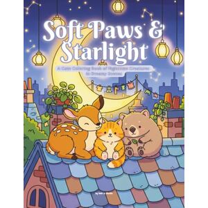 A - DOODLE, NICK - Soft Paws & Starlight: A Cute Coloring Book of Nighttime Creatures A - DOODLE, NICK - Soft Paws & Starlight: A Cute Coloring Book of Nighttime Creatures