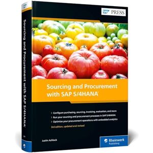Justin Ashlock (author) Sourcing and Procurement with SAP S/4HANA Justin Ashlock (author) Sourcing and Procurement with SAP S/4HANA