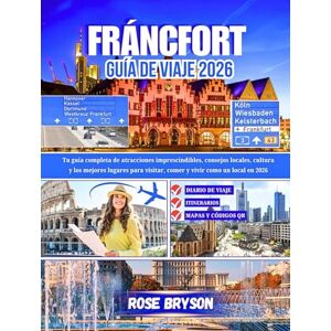 Bryson, Rose FRÁNCFORT GUÍA DE VIAJE 2026: Tu guía completa de atracciones imprescindibles, consejos locales, cultura y los mejores lugares para visitar, comer y vivir como un local en 2026 Bryson, Rose FRÁNCFORT GUÍA DE VIAJE 2026: Tu guía completa de atracciones imprescindibles, consejos locales, cultura y los mejores lugares para visitar, comer y vivir como un local en 2026