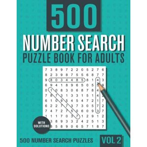 books, visupuzzle 500 Number Search Puzzle Book for Adults: Big Puzzlebook with Number Find Puzzles for Seniors, Adults and all other Puzzle Fans Vol 2 books, visupuzzle 500 Number Search Puzzle Book for Adults: Big Puzzlebook with Number Find Puzzles for Seniors, Adults and all other Puzzle Fans Vol 2
