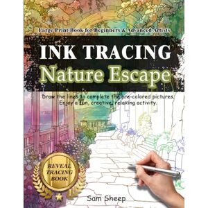 Sheep, Sam Ink Tracing Book Nature Escape. The pages are pre-colored, you trace the lines!: A New Concept for the Reverse Coloring Book for Teens and Adults. ... Relief, Relaxing, Meditation, Creativity. Sheep, Sam Ink Tracing Book Nature Escape. The pages are pre-colored, you trace the lines!: A New Concept for the Reverse Coloring Book for Teens and Adults. ... Relief, Relaxing, Meditation, Creativity.