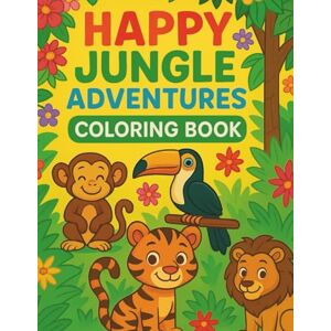 Bjelic, Natasa Jungle Adventures Coloring Book – Big Fun for Little Explorers (Ages 3–5): Explore the Jungle with Cute Animals and Fun Coloring Activities – Perfect ... and Preschoolers! (Whizzy Color World) Bjelic, Natasa Jungle Adventures Coloring Book – Big Fun for Little Explorers (Ages 3–5): Explore the Jungle with Cute Animals and Fun Coloring Activities – Perfect ... and Preschoolers! (Whizzy Color World)