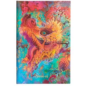 Paperblanks Humming Dragon (Android Jones Collection) Maxi 18-month Vertical Hardback Dayplanner 2025 (Elastic Band Closure) Paperblanks Humming Dragon (Android Jones Collection) Maxi 18-month Vertical Hardback Dayplanner 2025 (Elastic Band Closure)