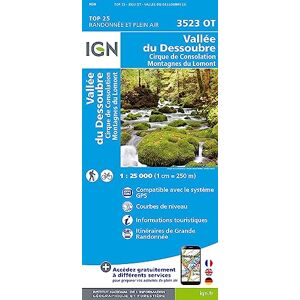 Institut Géographique National Vallée du Dessoubre / Cirque de Consolation / Lomont: 3523OT (TOP 25) Institut Géographique National Vallée du Dessoubre / Cirque de Consolation / Lomont: 3523OT (TOP 25)