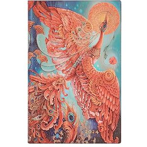 Paperblanks 12 Months Softcover Flexis Calendar 2024 Firebird Horizontal Maxi (135 × 210 mm) Paperblanks 12 Months Softcover Flexis Calendar 2024 Firebird Horizontal Maxi (135 × 210 mm)