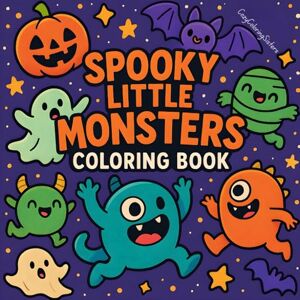 Sisters, CozyColoring SPOOKY LITTLE MONSTERS: Coloring Book for Adults and Children with Super Cute Characters Sisters, CozyColoring SPOOKY LITTLE MONSTERS: Coloring Book for Adults and Children with Super Cute Characters
