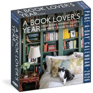 Calendars, Workman A Book Lover's Year Page-A-Day® Calendar 2026 Calendars, Workman A Book Lover's Year Page-A-Day® Calendar 2026