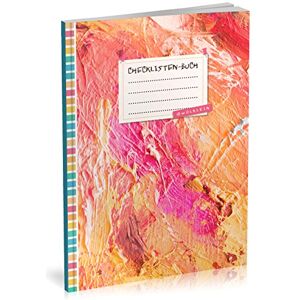 Designs, Wölklein Checklisten-Buch: To Do Listen Planer Ca. A5 Softcover 70+ Seiten mit Titel, Datum & Register Perfekt für Aufgaben zum Abhaken, Leselisten, Packlisten uvm. Motiv „Dicke Farbe“ Designs, Wölklein Checklisten-Buch: To Do Listen Planer Ca. A5 Softcover 70+ Seiten mit Titel, Datum & Register Perfekt für Aufgaben zum Abhaken, Leselisten, Packlisten uvm. Motiv „Dicke Farbe“