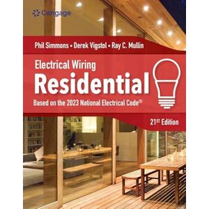 Mullin, Ray Electrical Wiring Residential: Based on the 2023 National Electrical Code (Mindtap Course List) Mullin, Ray Electrical Wiring Residential: Based on the 2023 National Electrical Code (Mindtap Course List)