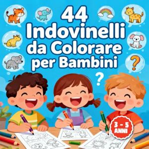 Carft, Graphoria 48 indovinelli da colorare per bambini: Libro di attività con indovinelli e pagine da colorare, perfetto come regalo per bambini 3-5 anni Carft, Graphoria 48 indovinelli da colorare per bambini: Libro di attività con indovinelli e pagine da colorare, perfetto come regalo per bambini 3-5 anni