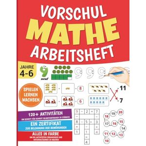Publishing, Kidou Mathematik-Übungsheft für Kindergarten und Vorschule. 4–6 Jahre: Addition, Subtraktion, Zählen, Zahlen, Formen, Farben, Muster, Punkte verbinden und ... Förderung der ersten Mathematikfähigkeiten. Publishing, Kidou Mathematik-Übungsheft für Kindergarten und Vorschule. 4–6 Jahre: Addition, Subtraktion, Zählen, Zahlen, Formen, Farben, Muster, Punkte verbinden und ... Förderung der ersten Mathematikfähigkeiten.