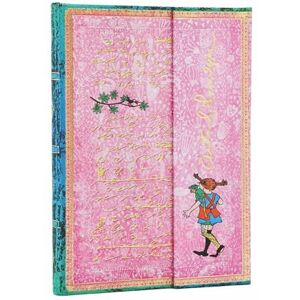 Paperblanks Astrid Lindgren, Pippi Longstocking (Embellished Manuscripts Collection) Midi Unlined Hardcover Journal (Wrap Closure) Paperblanks Astrid Lindgren, Pippi Longstocking (Embellished Manuscripts Collection) Midi Unlined Hardcover Journal (Wrap Closure)
