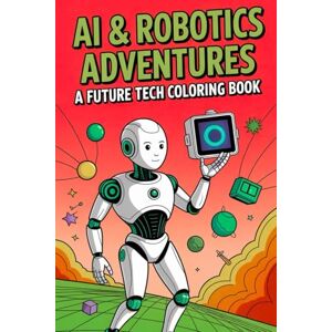 Thakur, Sunil AI & Robotics Adventures A Future Tech Coloring Book: Spark Creativity & Explore Artificial Intelligence, Coding, and Machine Learning with Fun Robots, Drones, and Futuristic Scenes for Kids Ages 6-12 Thakur, Sunil AI & Robotics Adventures A Future Tech Coloring Book: Spark Creativity & Explore Artificial Intelligence, Coding, and Machine Learning with Fun Robots, Drones, and Futuristic Scenes for Kids Ages 6-12