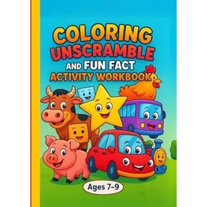 Books, S.H.Design Coloring Unscramble And Fun Fact Activity Workbook Books, S.H.Design Coloring Unscramble And Fun Fact Activity Workbook