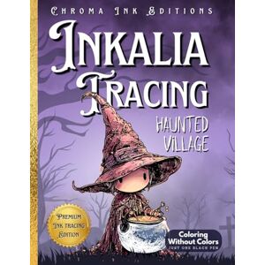 Editions, Chroma Ink Inkalia Tracing Haunted Village: Cute Creature Bestie Hunt – No Colors Needed, Just One Black Pen: A Unique Ink Tracing Coloring Book with Cute ... Tracing: Creepy Cute Halloween Series) Editions, Chroma Ink Inkalia Tracing Haunted Village: Cute Creature Bestie Hunt – No Colors Needed, Just One Black Pen: A Unique Ink Tracing Coloring Book with Cute ... Tracing: Creepy Cute Halloween Series)