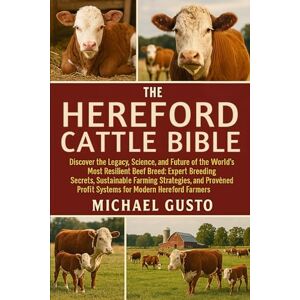 GUSTO, MICHAEL THE HEREFORD CATTLE BIBLE: Discover the Legacy, Science, and Future of the World’s Most Resilient Beef Breed: Expert Breeding Secrets, Sustainable ... Profit Systems for Modern Hereford Farmers GUSTO, MICHAEL THE HEREFORD CATTLE BIBLE: Discover the Legacy, Science, and Future of the World’s Most Resilient Beef Breed: Expert Breeding Secrets, Sustainable ... Profit Systems for Modern Hereford Farmers