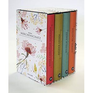 Andersen, Hans Christian Reclams Märchenschatz: Vier Bände im Schuber: Hans Christian Andersen: Märchen und Geschichten Ludwig Bechstein: Deutsches Märchenbuch Brüder ... Auswahl Wilhelm Hauff: Sämtliche Märchen Andersen, Hans Christian Reclams Märchenschatz: Vier Bände im Schuber: Hans Christian Andersen: Märchen und Geschichten Ludwig Bechstein: Deutsches Märchenbuch Brüder ... Auswahl Wilhelm Hauff: Sämtliche Märchen