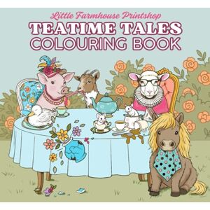 Beshara, Crystal Teatime Tales: A Coloring Book for Adults & Teens Featuring Clumsy Farm Animals at a Victorian Tea Party – Whimsical, Charming & Stress-Relieving Beshara, Crystal Teatime Tales: A Coloring Book for Adults & Teens Featuring Clumsy Farm Animals at a Victorian Tea Party – Whimsical, Charming & Stress-Relieving