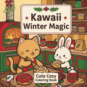 Art, Elyseah Kawaii Winter Magic – Cute Cozy Coloring Book: Malbuch für Erwachsene & Teens mit süßen Kawaii-Motiven zum Ausmalen: Indoor Moments, Funny Outdoor ... Stress Relief, Hygge-Vibes & niedliche Tiere Art, Elyseah Kawaii Winter Magic – Cute Cozy Coloring Book: Malbuch für Erwachsene & Teens mit süßen Kawaii-Motiven zum Ausmalen: Indoor Moments, Funny Outdoor ... Stress Relief, Hygge-Vibes & niedliche Tiere