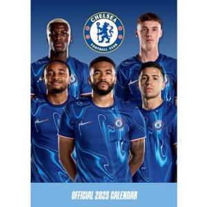 Danilo Promotions LTD 2025 Calendar Chelsea FC Month to View A3 Football Calendar Official Product Danilo Promotions LTD 2025 Calendar Chelsea FC Month to View A3 Football Calendar Official Product