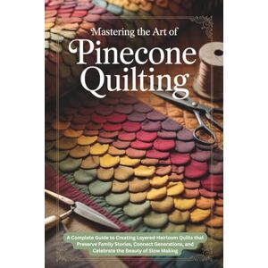 Merrin, Elara Mastering the Art of Pinecone Quilting: A Complete Guide to Creating Layered Heirloom Quilts that Preserve Family Stories, Connect Generations, and Celebrate the Beauty of Slow Making Merrin, Elara Mastering the Art of Pinecone Quilting: A Complete Guide to Creating Layered Heirloom Quilts that Preserve Family Stories, Connect Generations, and Celebrate the Beauty of Slow Making
