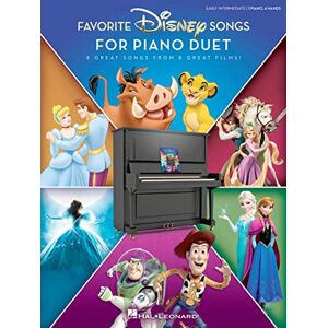 Hal Leonard Publishing Corporation Favorite Disney Songs for Piano Duet Piano Sheet Music Songbook for Early Intermediate Players 1 Piano 4 Hands Duet Arrangements Disney Music ... Songs from 8 Great Films for 1 Piano, 4 Hands Hal Leonard Publishing Corporation Favorite Disney Songs for Piano Duet Piano Sheet Music Songbook for Early Intermediate Players 1 Piano 4 Hands Duet Arrangements Disney Music ... Songs from 8 Great Films for 1 Piano, 4 Hands