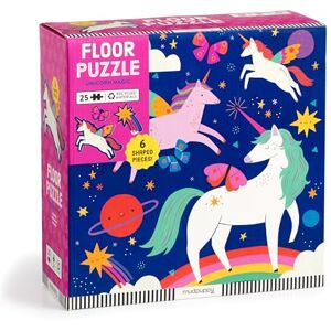 Mudpuppy Unicorn Magic 25 Piece Floor Puzzle with Shaped Pieces Mudpuppy Unicorn Magic 25 Piece Floor Puzzle with Shaped Pieces