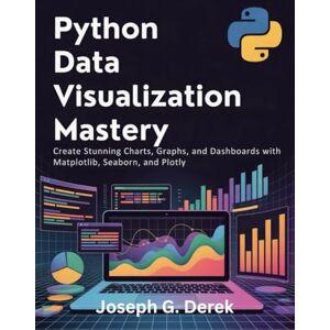G. Derek, Joseph Python Data Visualization Mastery: Create Stunning Charts, Graphs, and Dashboards with Matplotlib, Seaborn, and Plotly (python programming languages: how to learn python programming language) G. Derek, Joseph Python Data Visualization Mastery: Create Stunning Charts, Graphs, and Dashboards with Matplotlib, Seaborn, and Plotly (python programming languages: how to learn python programming language)