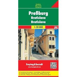 Freytag-Berndt und Artaria KG Bratislava: City Map (Maps & Atlases): Stadskaart 1:20 000 Freytag-Berndt und Artaria KG Bratislava: City Map (Maps & Atlases): Stadskaart 1:20 000