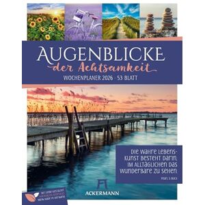 Augenblicke der Achtsamkeit Wochenplaner Kalender 2026: Beruhigender Inspirations-Wochenkalender im Hochformat (25x33 cm) Mit Rätseln & Sudokus Augenblicke der Achtsamkeit Wochenplaner Kalender 2026: Beruhigender Inspirations-Wochenkalender im Hochformat (25x33 cm) Mit Rätseln & Sudokus