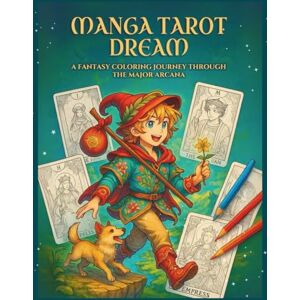 Nicolardi, SILVIA MANGA TAROT DREAM: A FANTASY COLOURING JOURNEY THROUGHT THE MAJOR ARCANA Nicolardi, SILVIA MANGA TAROT DREAM: A FANTASY COLOURING JOURNEY THROUGHT THE MAJOR ARCANA