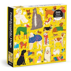 Galison Fashionable Dogs – 500 Piece Jigsaw Puzzle Featuring Vibrant Artwork of Well Dressed and Glamorous Dogs in All Shapes and Sizes Galison Fashionable Dogs – 500 Piece Jigsaw Puzzle Featuring Vibrant Artwork of Well Dressed and Glamorous Dogs in All Shapes and Sizes