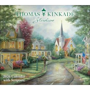 Kinkade, Thomas Thomas Kinkade Studios 2026 Deluxe Wall Calendar with Scripture Kinkade, Thomas Thomas Kinkade Studios 2026 Deluxe Wall Calendar with Scripture