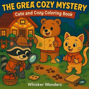 Wonders, Whisker Cozy Mystery Coloring Escape: A Darkly Humorous and Comfy Hand-Drawn Adventure for Adults – 40 Relaxing Pictures of Whimsical Crimes, Weird Friends & Stress Relief Wonders, Whisker Cozy Mystery Coloring Escape: A Darkly Humorous and Comfy Hand-Drawn Adventure for Adults – 40 Relaxing Pictures of Whimsical Crimes, Weird Friends & Stress Relief