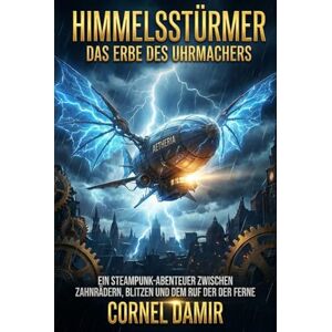 Damir, Cornel Himmelsstürmer – Das Erbe des Uhrmachers: Ein Steampunk-Abenteuer zwischen Zahnrädern, Blitzen und dem Ruf der Ferne. (Die Himmelsstürmer-Saga) Damir, Cornel Himmelsstürmer – Das Erbe des Uhrmachers: Ein Steampunk-Abenteuer zwischen Zahnrädern, Blitzen und dem Ruf der Ferne. (Die Himmelsstürmer-Saga)