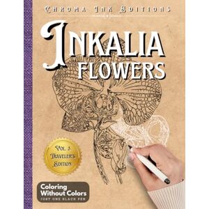 Editions, Chroma Ink Ink Tracing Flowers: Vintage Explorer's Flower Coloring Book Follow the White Lines to Reveal Exotic Botanical Flowers. A Fresh and New Concept ... Adult Relaxation (Ink Tracing Beyond Lines) Editions, Chroma Ink Ink Tracing Flowers: Vintage Explorer's Flower Coloring Book Follow the White Lines to Reveal Exotic Botanical Flowers. A Fresh and New Concept ... Adult Relaxation (Ink Tracing Beyond Lines)