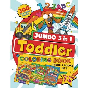 the cover press, Under JUMBO Toddler Coloring Book: 300 BIG, Easy to Color Pages! – Screen Free Fun with Letters, Numbers, Shapes, Animals, Vehicles and So Much More to ... For Preschool and Kindergarten Kids Ages 1-4. the cover press, Under JUMBO Toddler Coloring Book: 300 BIG, Easy to Color Pages! – Screen Free Fun with Letters, Numbers, Shapes, Animals, Vehicles and So Much More to ... For Preschool and Kindergarten Kids Ages 1-4.