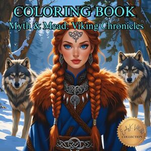 Villalba, Emily K Myth & Mead: Viking Chronicles.: Adult Coloring Book for Adults. (50 Unique Intricate Images Coloring Book) Villalba, Emily K Myth & Mead: Viking Chronicles.: Adult Coloring Book for Adults. (50 Unique Intricate Images Coloring Book)