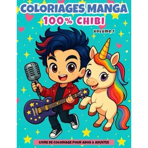 Editions Mangodingo Coloriages Manga: 100% Chibi Volume 1 Editions Mangodingo Coloriages Manga: 100% Chibi Volume 1