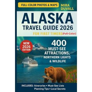 Duvall, Mira Alaska Travel Guide 2026 For First Timers (Full-Color): The Ultimate Planning Guide with Itineraries, 400 Must-See Attractions, Northern Lights, Wildlife, Glaciers and Culture Duvall, Mira Alaska Travel Guide 2026 For First Timers (Full-Color): The Ultimate Planning Guide with Itineraries, 400 Must-See Attractions, Northern Lights, Wildlife, Glaciers and Culture