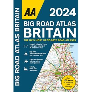 AA Publishing Big Road Atlas Britain 2024 Spiral (AA Road Atlas Britain) (AA UK Atlas Britain) AA Publishing Big Road Atlas Britain 2024 Spiral (AA Road Atlas Britain) (AA UK Atlas Britain)