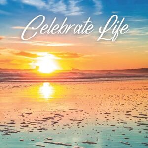 Publications, Celebrate Life Guest Book: In Memoriam Guest Book, Registration Book for Funeral, Guest Sign in Book, Celebrate Life, Sunrise on Beach Cover Design Publications, Celebrate Life Guest Book: In Memoriam Guest Book, Registration Book for Funeral, Guest Sign in Book, Celebrate Life, Sunrise on Beach Cover Design