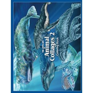 Jeffs, Tim Animal Collages 2 Coloring Book (Animal Sketches) Jeffs, Tim Animal Collages 2 Coloring Book (Animal Sketches)