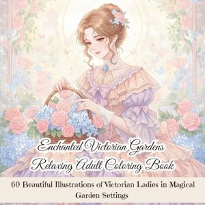 edition, Plume blanche Enchanted Victorian Gardens: Relaxing Adult Coloring Book: 60 Beautiful Illustrations of Victorian Ladies in Magical Garden Settings (Victorian Ladies ... of Victorian Era Women in Fashion, Arts, T) edition, Plume blanche Enchanted Victorian Gardens: Relaxing Adult Coloring Book: 60 Beautiful Illustrations of Victorian Ladies in Magical Garden Settings (Victorian Ladies ... of Victorian Era Women in Fashion, Arts, T)