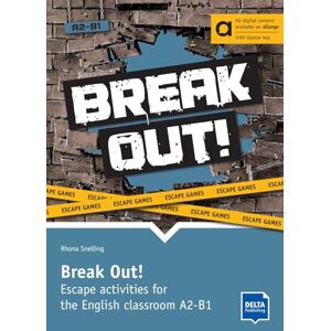 Snelling, Rhona DELTA Break Out! A2-B1 – Hybrid Edition allango: Escape activities for the English classroom A2-B1. Teacher's Book with digital extras including allango licence key (36 months) Snelling, Rhona DELTA Break Out! A2-B1 – Hybrid Edition allango: Escape activities for the English classroom A2-B1. Teacher's Book with digital extras including allango licence key (36 months)