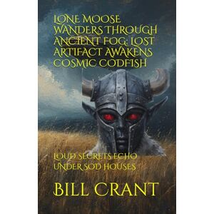 Crant, Bill LONE MOOSE WANDERS THROUGH ANCIENT FOG: LOST ARTIFACT AWAKENS COSMIC CODFISH: LOUD SECRETS ECHO UNDER SOD HOUSES (science fiction comedy) Crant, Bill LONE MOOSE WANDERS THROUGH ANCIENT FOG: LOST ARTIFACT AWAKENS COSMIC CODFISH: LOUD SECRETS ECHO UNDER SOD HOUSES (science fiction comedy)