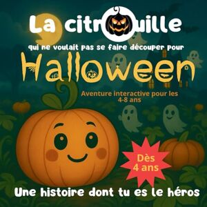 Fontaine, Coralie La Citrouille qui ne voulait pas se faire découper pour Halloween: Une histoire dont tu es le héros – Aventure interactive pour les 4–8 ans Fontaine, Coralie La Citrouille qui ne voulait pas se faire découper pour Halloween: Une histoire dont tu es le héros – Aventure interactive pour les 4–8 ans
